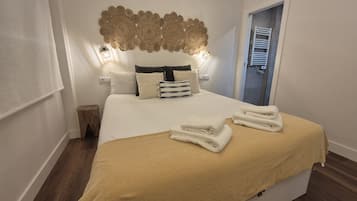 3 habitaciones y ropa de cama