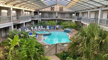Indoor pool, a heated pool