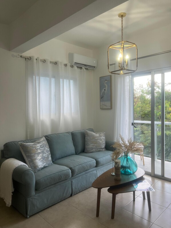 Living area - 3 BR apt. with Pool - MarAzul POP (Puerto Plata)