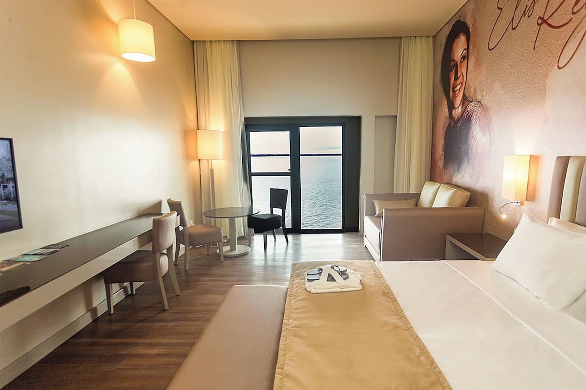 Caja fuerte, escritorio, cortinas opacas y wifi gratis