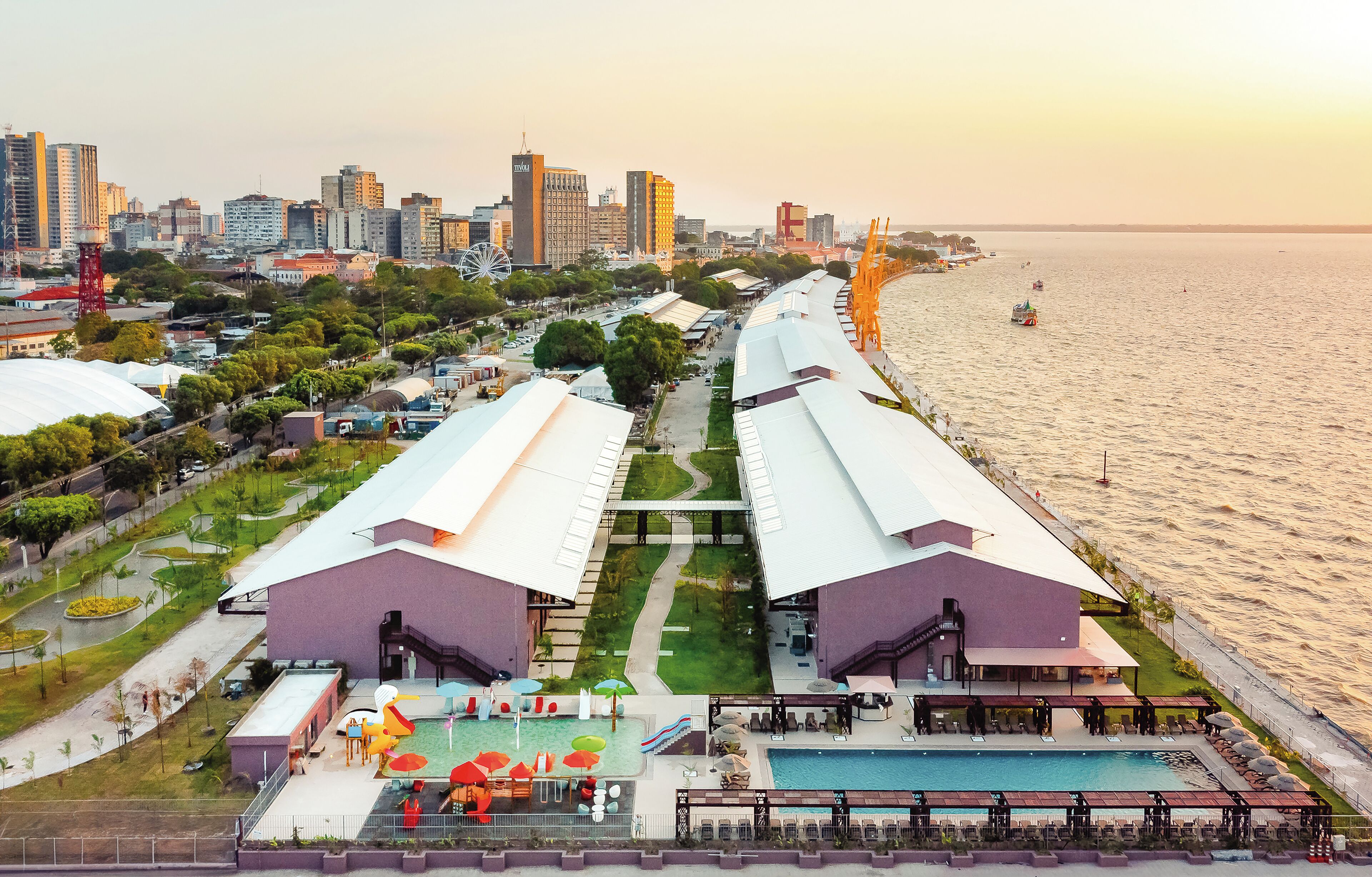 Facciata della struttura