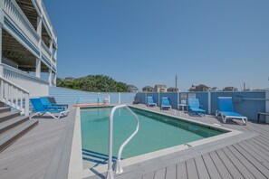 Pool - 7017- Rodanthe Fantasea, a home in Rodanthe, NC, an 8 BR with stunning ocean views. (Rodanthe)