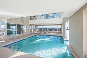 Indoor pool, a heated pool