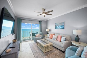 Smart TV - Newly renovated Crystal Shores 1003—beautifully decorated beachfront condo with stunning views! (Gulf Shores)