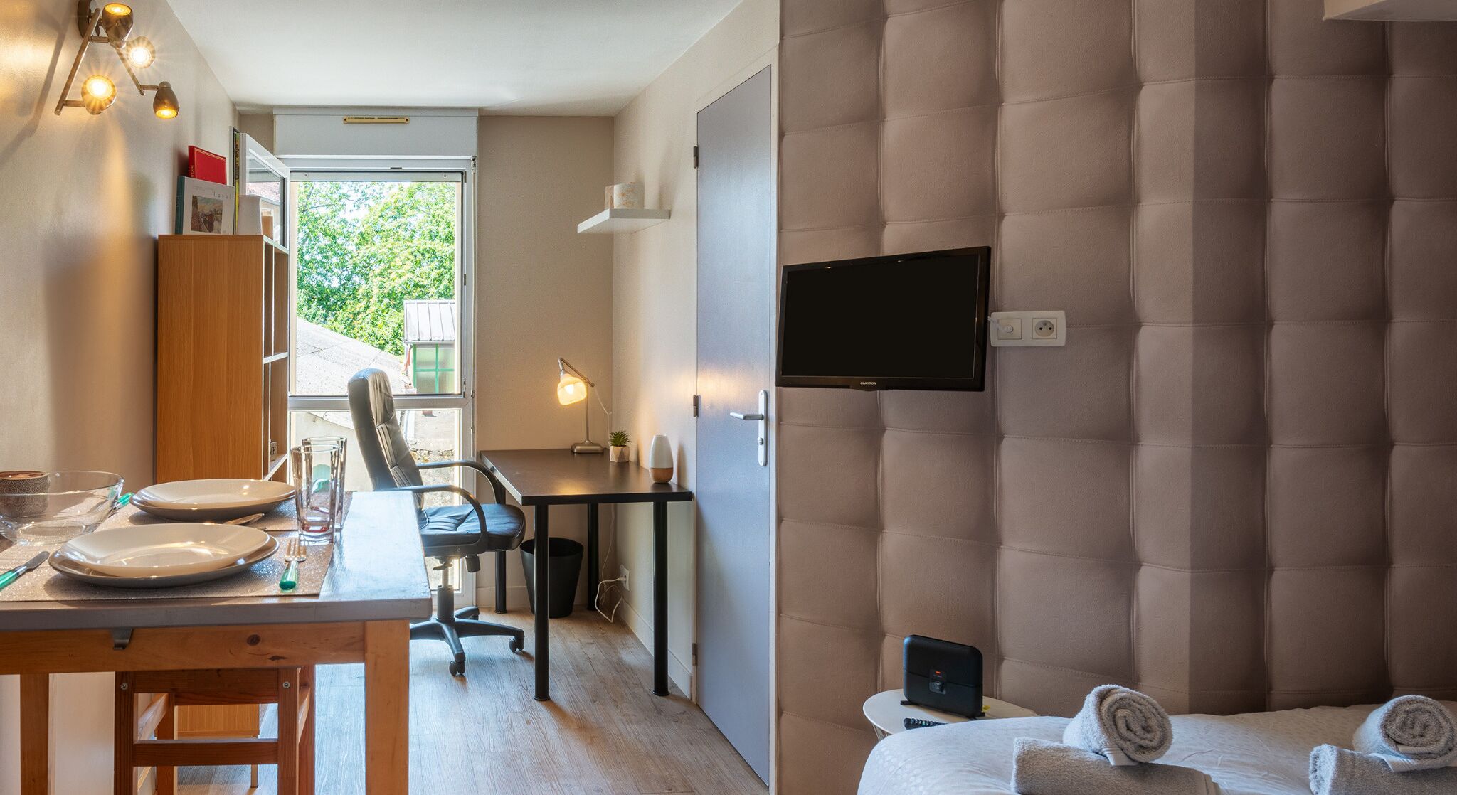 1 dormitorio, escritorio, wifi y ropa de cama