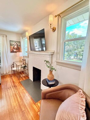 Smart TV, offices - Charming Downtown Home with Fenced Yard (Raleigh)