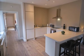 Fridge, microwave, oven, stovetop - Riverside Dingle - Luxury Apt 4 (Dingle)