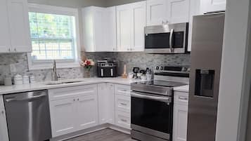 Microwave, oven, stovetop