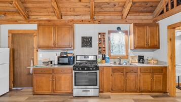 Microwave, oven, stovetop