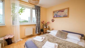 1 chambre, fer et planche à repasser, Wi-Fi, draps fournis