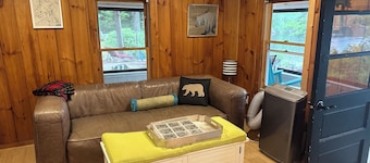 Serene 4-bedroom cabin in Sweden on Stearns Pond perfect for relaxing getaways