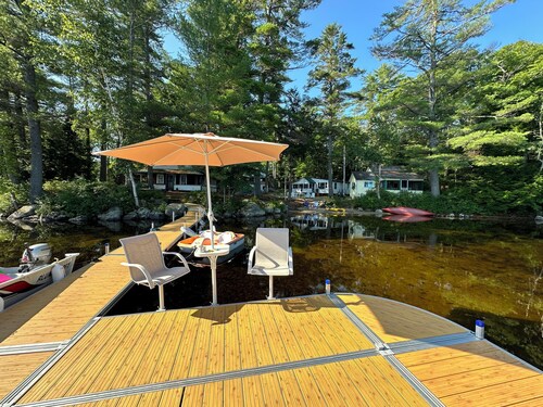 Serene 4-bedroom cabin in Sweden on Stearns Pond perfect for relaxing getaways