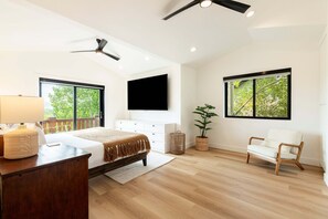 5 slaapkamers, een bureau, een strijkplank/strijkijzer, gratis wifi