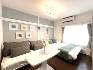 Basic Apartment, City View | Living area - Chelsea Hatsudai 202 (Tokyo)