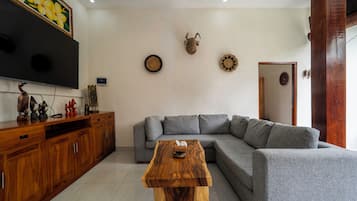 Villa Familiale, piscine privée, vue montagne | Coin séjour