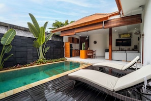 Family Villa, Private Pool, Mountain View | Terrace/patio