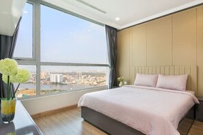 Suíte presidencial, 2 quartos, acesso ao Club Lounge, vista para a cidade | Vista do quarto