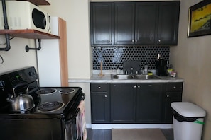 Microwave, oven, stovetop
