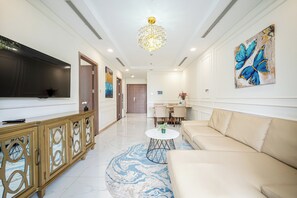 Familien-Suite, 4 Schlafzimmer, Zutritt zur Club Lounge, Flussblick