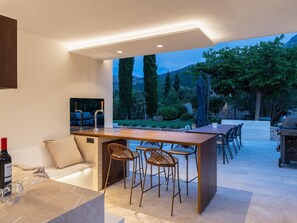 Outdoor dining - L'Hort de Son Grua - Luxurious Haven in the Vall d'en March, Pollença (Pollença)