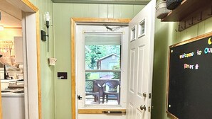 Interior - Charming 2 BR, nestled on Buckhannon River, with deck, dock, fire-pit, & kayaks (Volga)