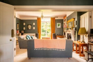 TV, fireplace, video games, DVD player