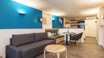 Smart-tv en een kantoor