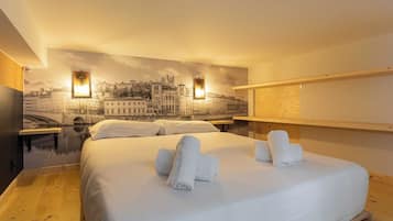 1 slaapkamer, een strijkplank/strijkijzer, internet, beddengoed