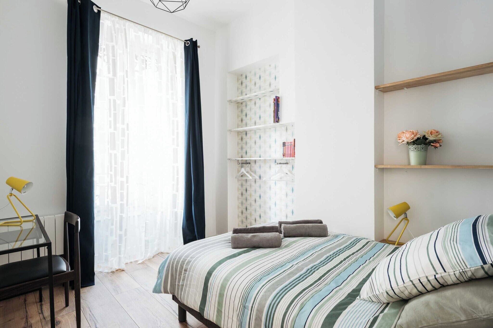 2 bedrooms, iron/ironing board, free WiFi, bed sheets