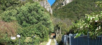 Residencia romántica verde-azul