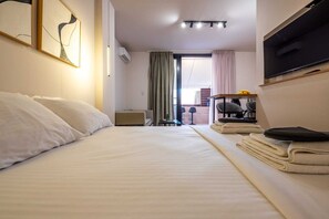 1 bedroom, iron/ironing board, travel crib, free WiFi