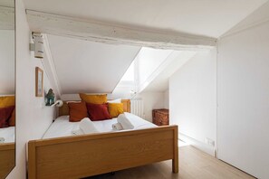 1 室のベッドルーム、アイロン / アイロン台、WiFi (無料)、ベッドシーツ