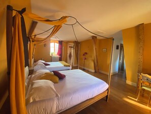 4 habitaciones, wifi y ropa de cama 