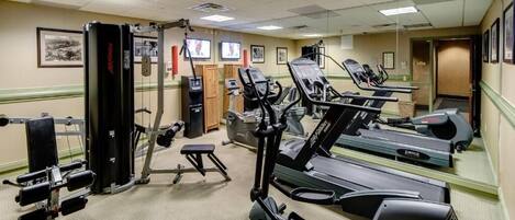 Recharge your routine with a well-equipped gym for every workout.