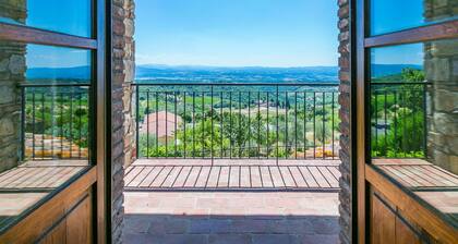 Magnifique maison de vacances avec WIFI, climatisation, TV, patio, vue panoramique et parking
