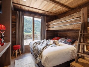 4 bedrooms, free WiFi, bed sheets - 5★ Chalet, 9 ppl, spa, cinema, 4 bedrooms, shuttle 300m (La Clusaz)
