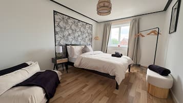 3 soverom, strykejern/-brett, wi-fi og sengetøy