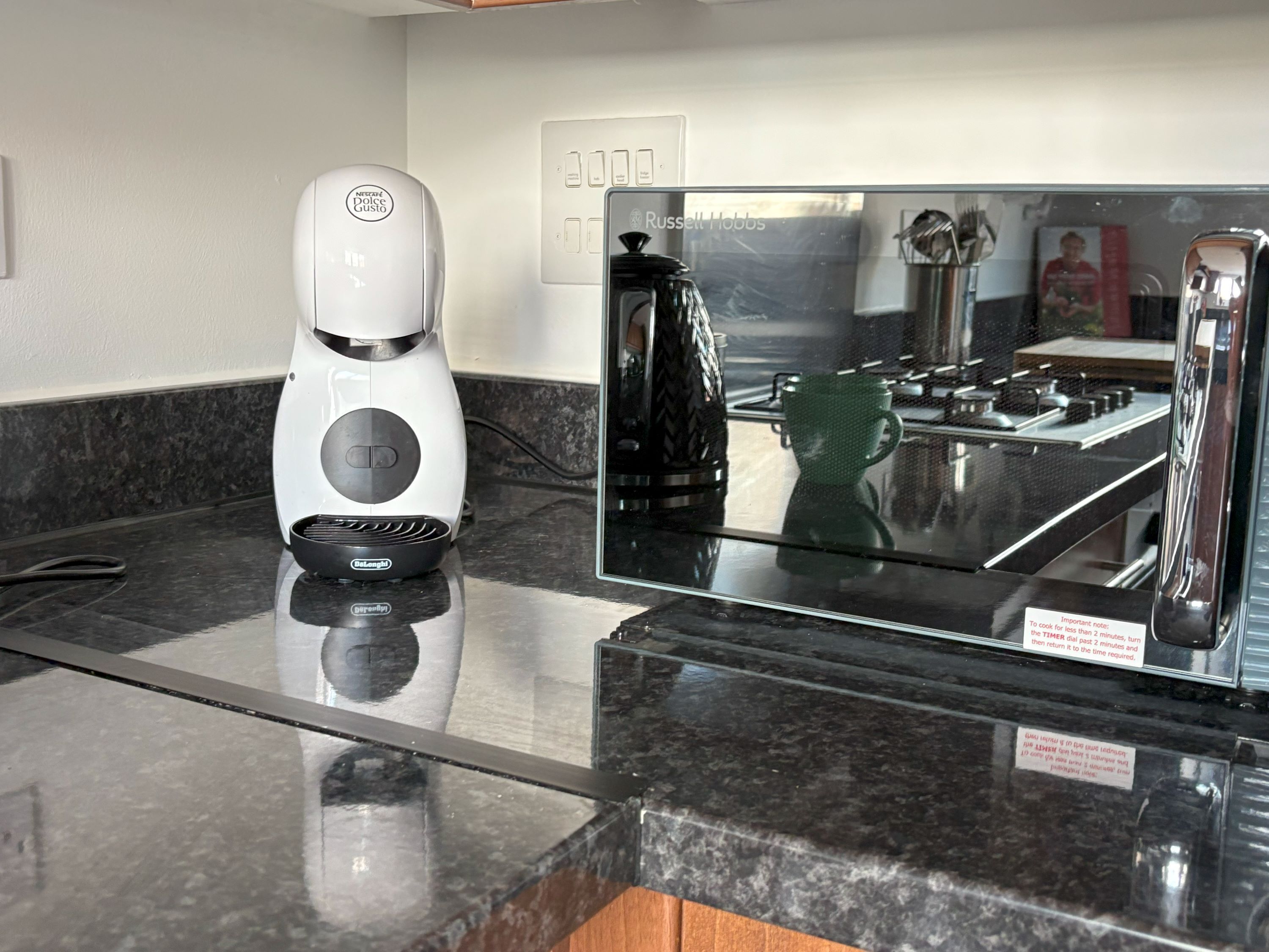 Microwave, oven, dishwasher