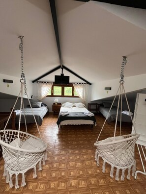 5 chambres, fer et planche Ă repasser, Wi-Fi, draps fournis