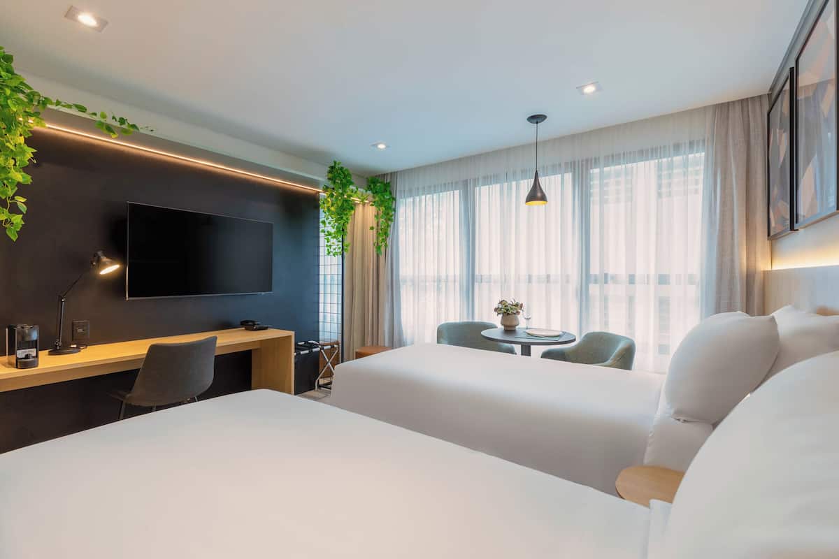 Superior Double or Twin Room, 2 Single Beds, Kitchenette | Premium bedding, pillow-top beds, desk, laptop workspace