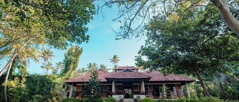 Façade de l’hébergement