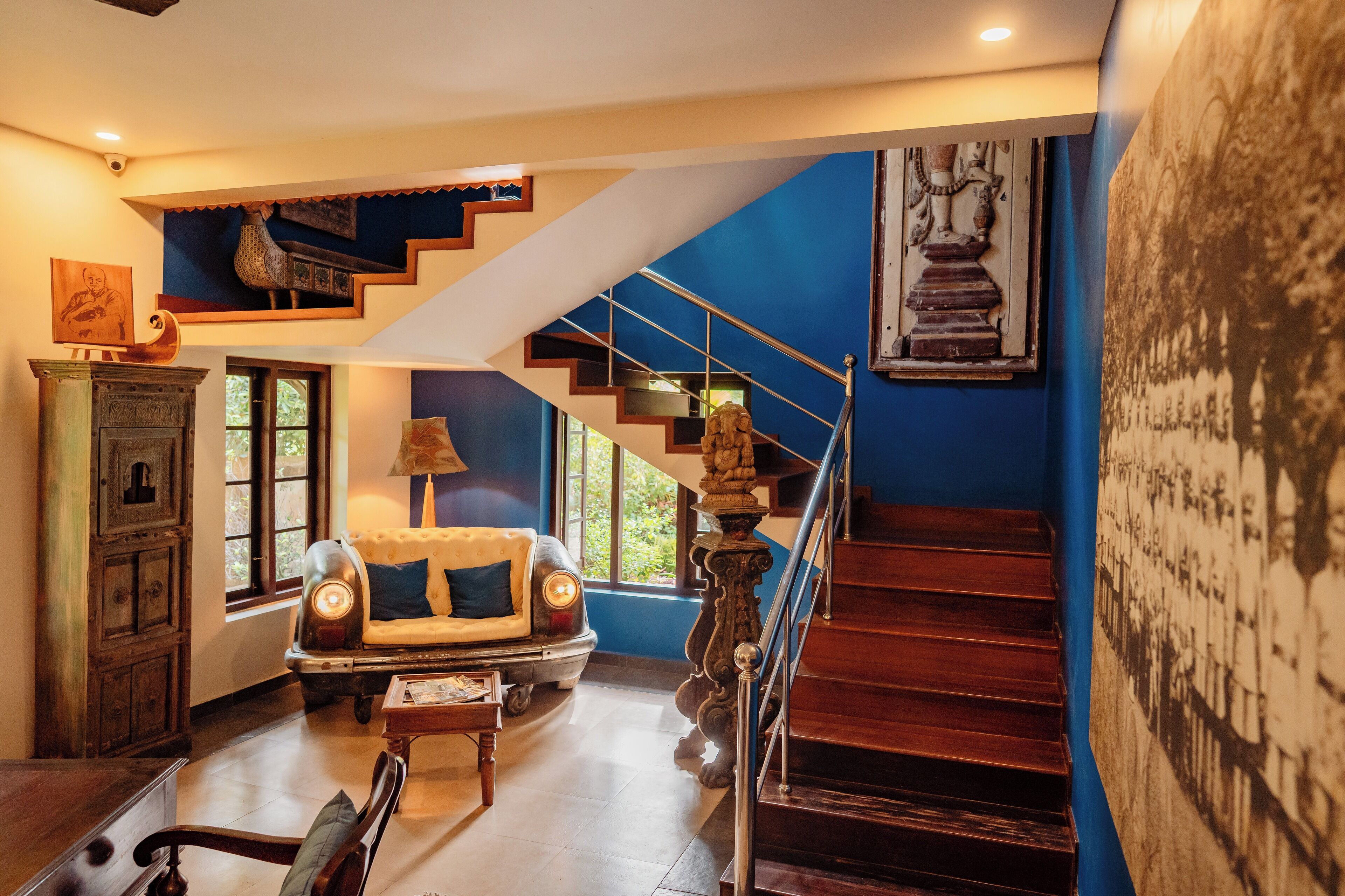 Villa Luxe, 5 chambres, climatisation, vue lac | Coin séjour