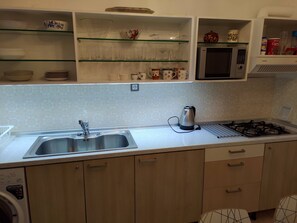 Apartment, 3 Bedrooms, Smoking, Balcony | Private kitchen - Promenade Apartment With Sea View Yr11 (Thessaloniki)