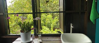 Imagine Wooden House nice breath of nature's touch.