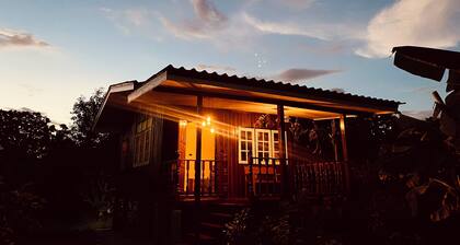Imagine Wooden House nice breath of nature's touch.