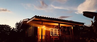 Imagine Wooden House nice breath of nature's touch.