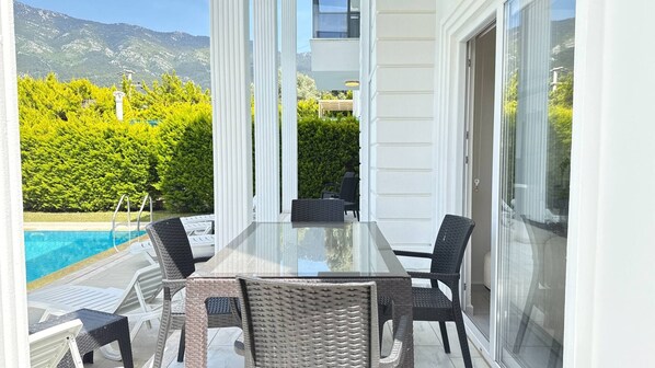 Villa, 4 Bedrooms, Smoking, Private Pool | Outdoor dining - Modern 4 Bedroom Villa (Fethiye)