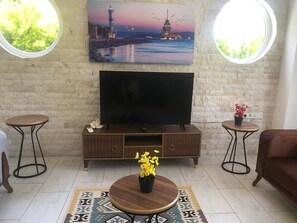 Villa, 4 Bedrooms, Smoking, Private Pool | Living room - Modern 4 Bedroom Villa (Fethiye)