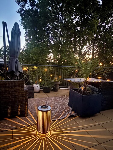 🏡 Stylish Penthouse Apt with Rooftop Terrace near River Ruhr & Central Station