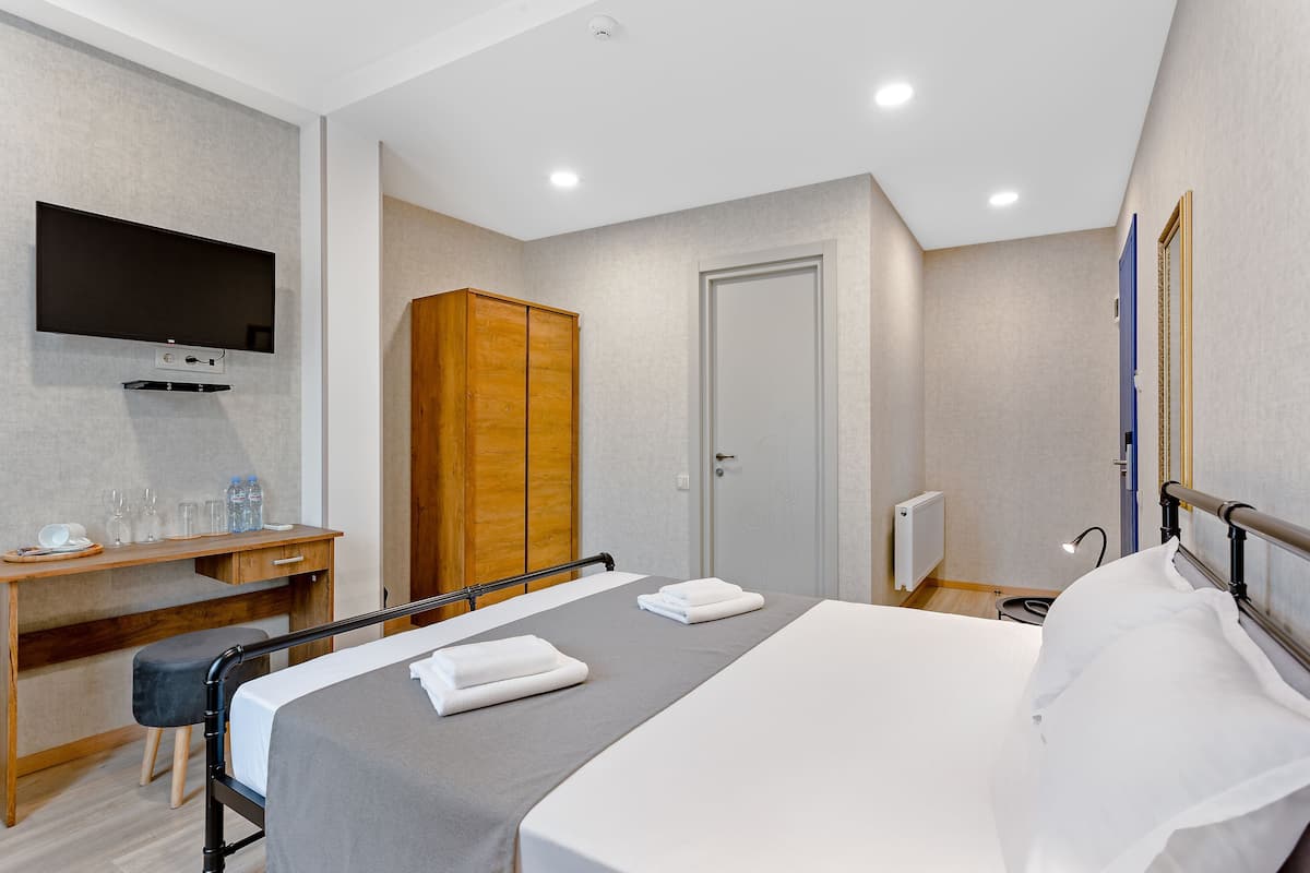 Basic Double Room, City View | Premium bedding, pillowtop beds, in-room safe, desk